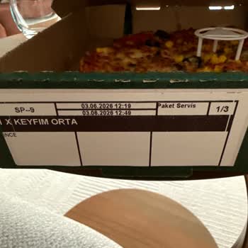 Orta Boy Pizza Ücreti İçin Küçük Pizza Gönderildi, İade Talebi