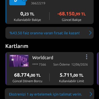 Yapı Kredi Bankası Kredi Kartı Limitimin Ani Düşürülmesi Ve Geri Alınması Talebi