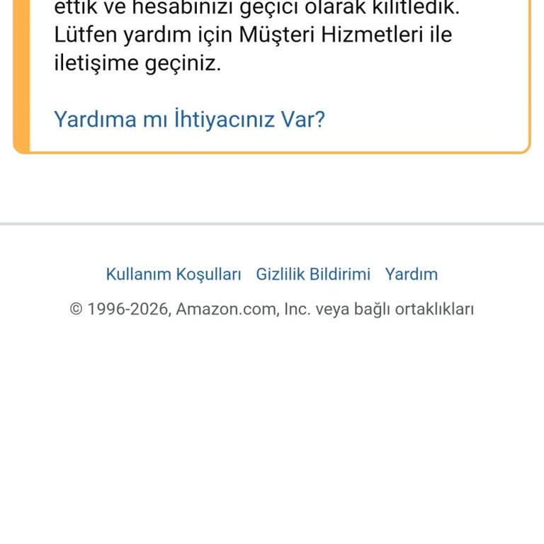 Amazon Hesabı Açılmadan Engellendi Ve Prime Video Erişimi Kesildi, Açılması Talep Ediliyor