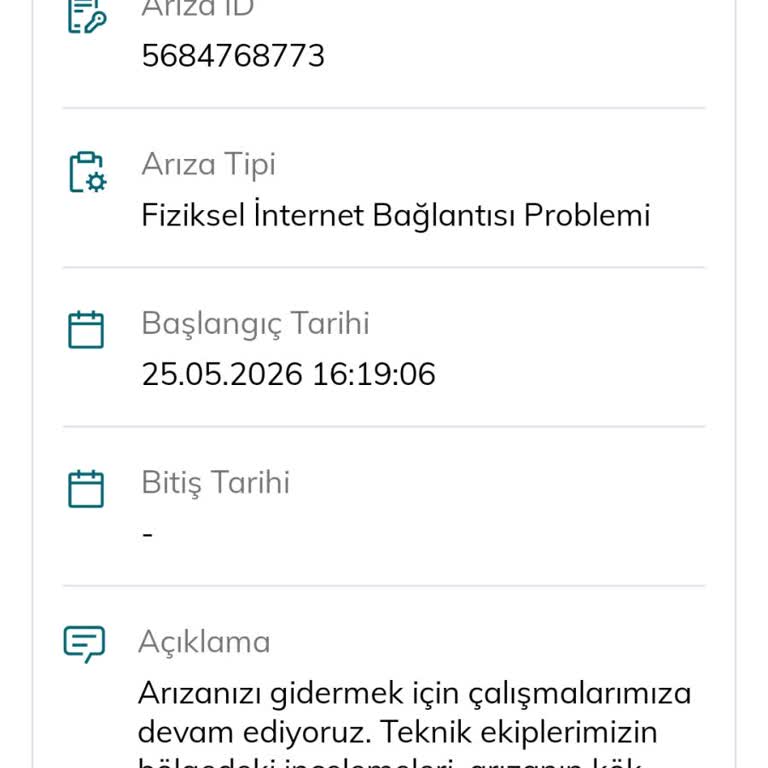 Türk Telekom Ev İnternetinde Uzun Süreli Kesinti Ve Çözüm Talebi