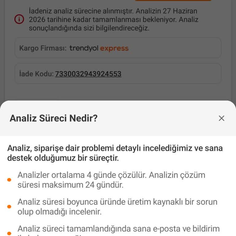 Sallanan Yan Sehpa İçin Uzun İade Analiz Süreci