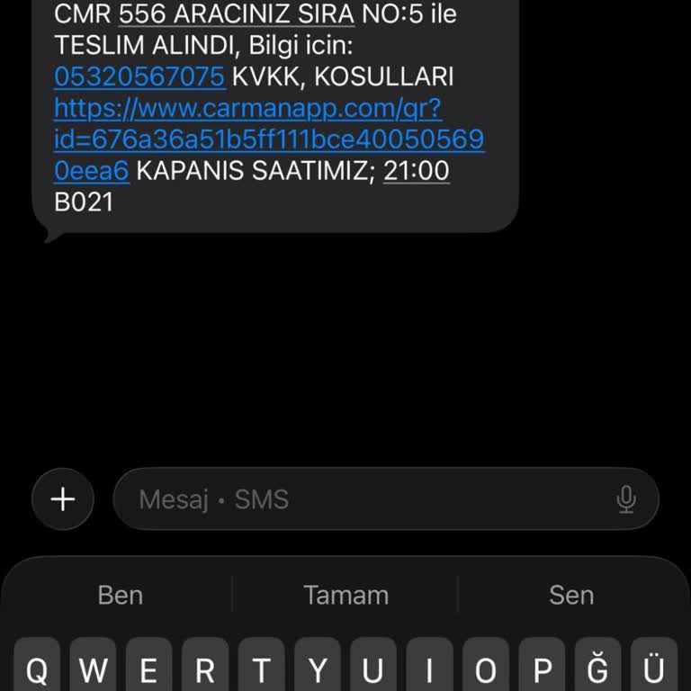 Haksız 250 TL Otopark Ücreti İçin İade Ve Özür Talebi