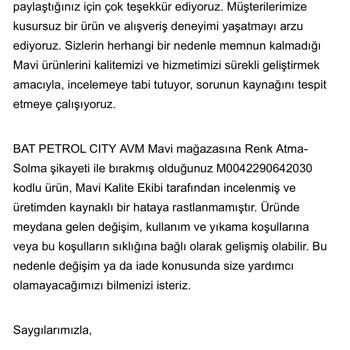 Mavi Mağazasında Renk Solması Ve Deformasyonlu Pantolonlar Kullanıcı Hatası Gibi Reddedildi