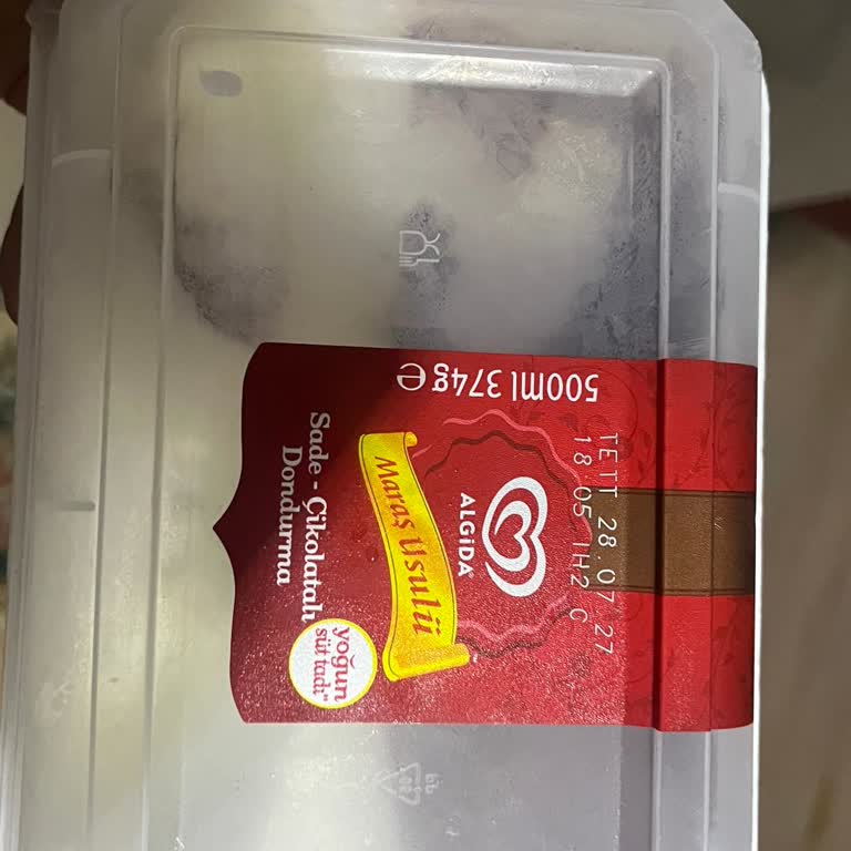 Algida Maraş Usulü Dondurmanın Homojen Olmayan Doku Sorunu