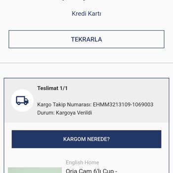Siparişim Teslim Edilmedi Ve Kargo Takibi Çözülmedi