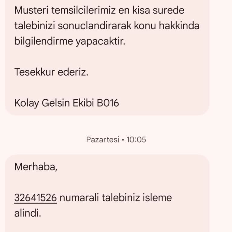 Teslim Edilmemiş Kargo İçin İade Talebi