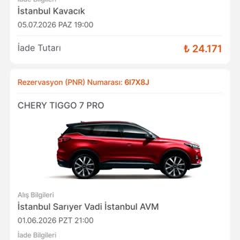Garenta Şubesinde Findeks Skoru Yüksek Olmasına Rağmen Araç Reddi