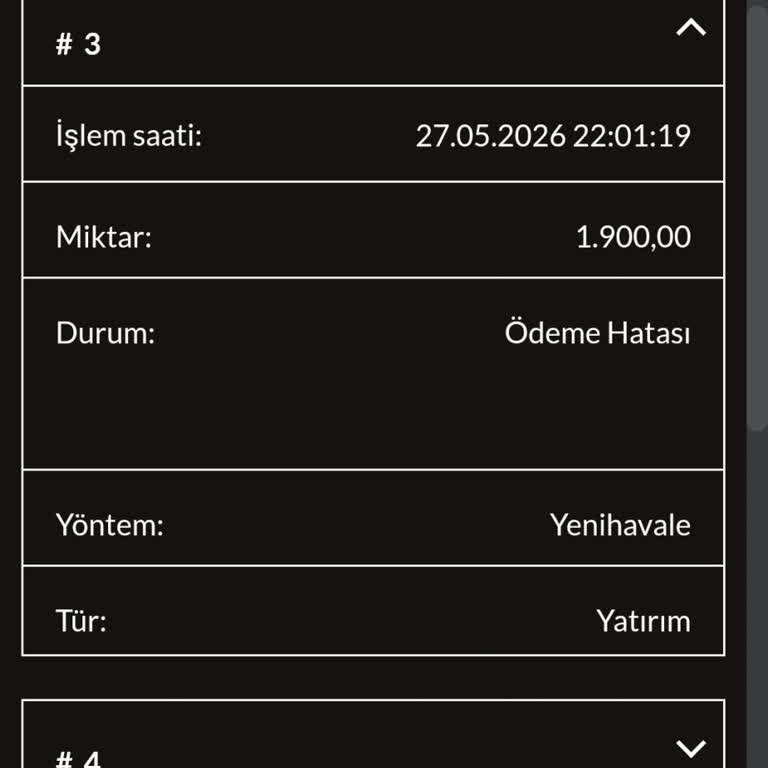 Casibom 1.900 TL’lik Ödeme Hatası Ve Canlı Destek Ulaşılamıyor