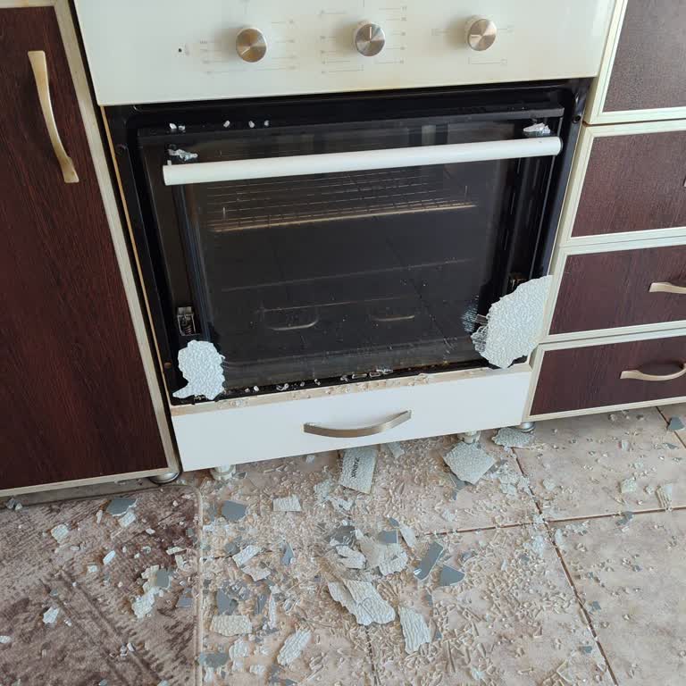 Kumtel B66-S2 Ankastre Fırının Camı Aniden Patladı Ve Servis Yanıt Vermedi