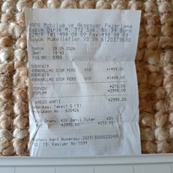 İzmir Forum IKEA Mağazasında Perde Satın Alımında Yanıltıcı Bilgi Ve Yetersiz Yardım