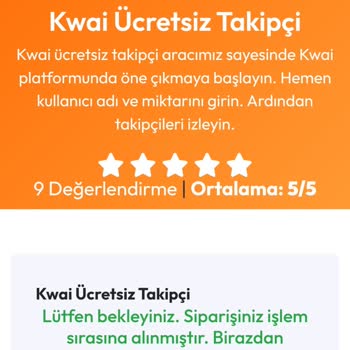 Kwai Üzerinden Ücretsiz Takipçi Sözünü Tutmadı