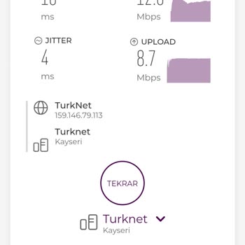 TurkNet 35Mbps Pakette Düşük Hız Ve Sürekli Kesintiler