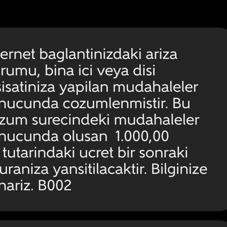 Tesisat Müdahalesi Ücreti Haksız Şekilde Faturalandırıldı Ve İptal Talebi