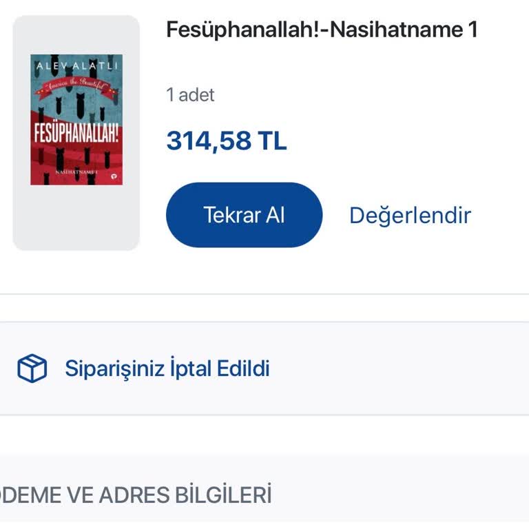 D&R Siparişim İptal Edildi Ve Fiyat Artışı Yaşadım