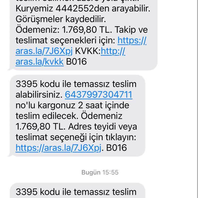 Aras Kargo’nun Kapıda Kredi Kartı Ödemesini Reddetmesi Ve Teslimat Gecikmesi
