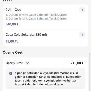 Getir Yemek'te Kampanya İndirimi Uygulanmadı Ve Fazla Ücret Kesildi