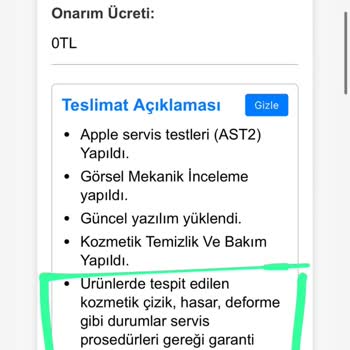 Kozmetik Kusurlu Sıfır İPhone 15'te Mağduriyet Ve Değişim Talebi