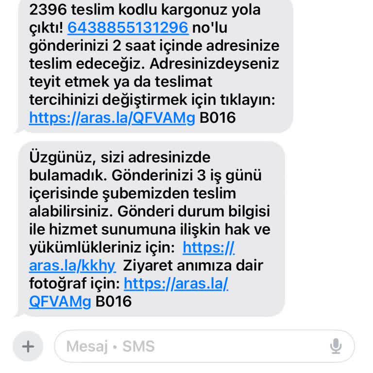 Mersin Yenişehir'de Teslim Edilmemiş Kargo Ve Yanıltıcı SMS Açıklaması