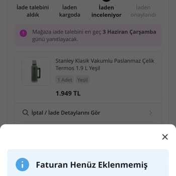 N11 Sahte Stanley Termosu Satışı Ve Geciken İade