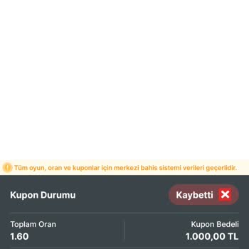 İddaa.com Canlı Platformunda Yanıltıcı Skor Gösterimi