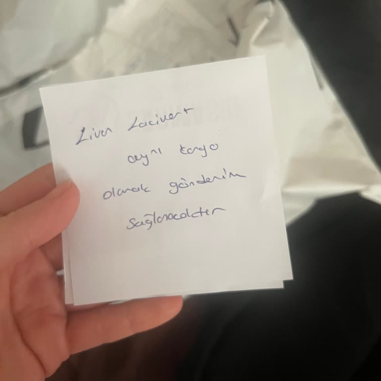 Livan Takımının Teslim Edilmemesi İçin İade Ve Gönderim Talebi