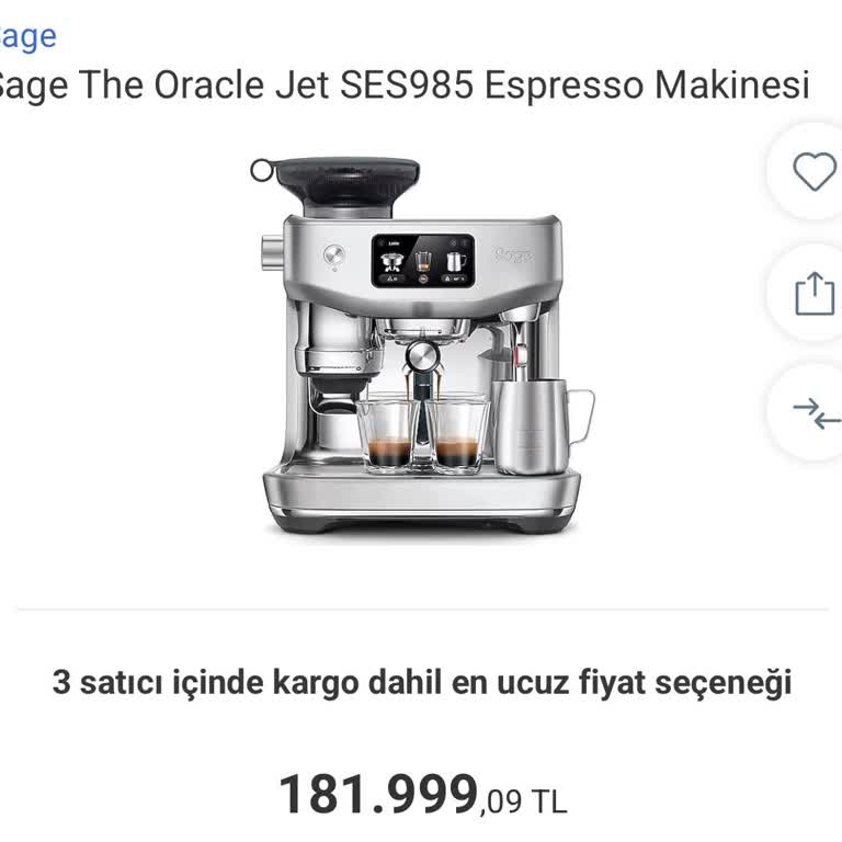 Enplus’ta Sage Espresso Makinesine Orantısız %50’lik Fiyat Artışı!