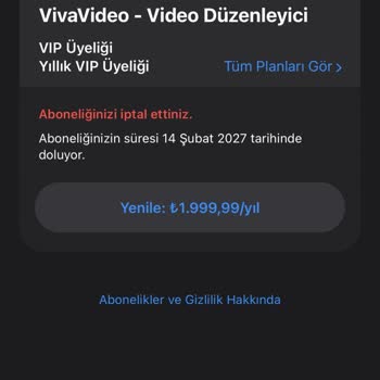Onaysız VIP Üyelik Ve 1.999 TL Ücret Talebine Karşı İptal Ve İade Talebi