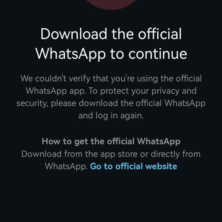 WhatsApp Business Number Verification Failed After Logout