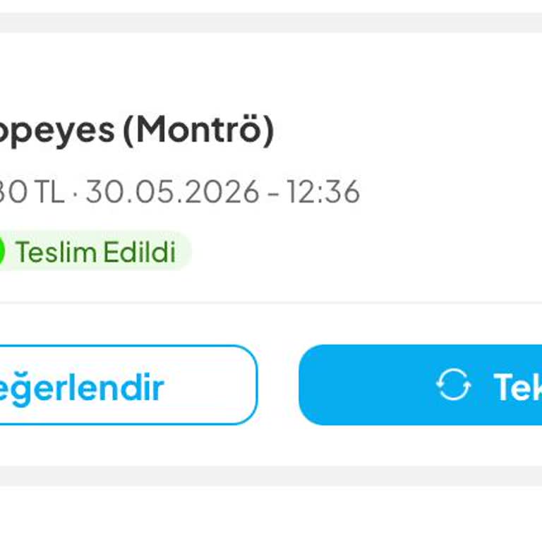 Teslim Edilmeyen Siparişin Teslim Edildi Olarak Gösterilmesi Ve Geri Ödeme Sorunu