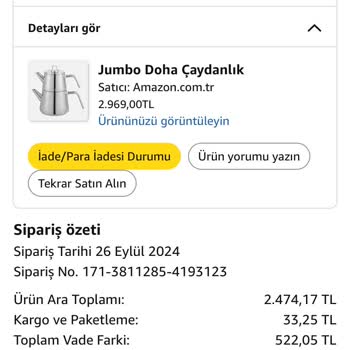 Amazon'da Onaylı İade Ücretinin Gecikmesi Ve Müşteri Hizmetleri İletişimsizliği