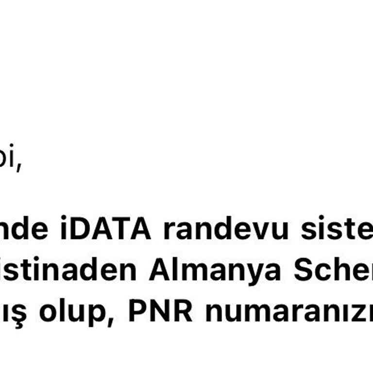 Almanya Vizesi Başvurusunda 233 Gün Süren Randevu Beklemesi Ve İletişimsizlik