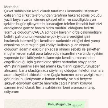 Force Sigorta'dan Gelen Tehdit Ve Hakaret Mesajları