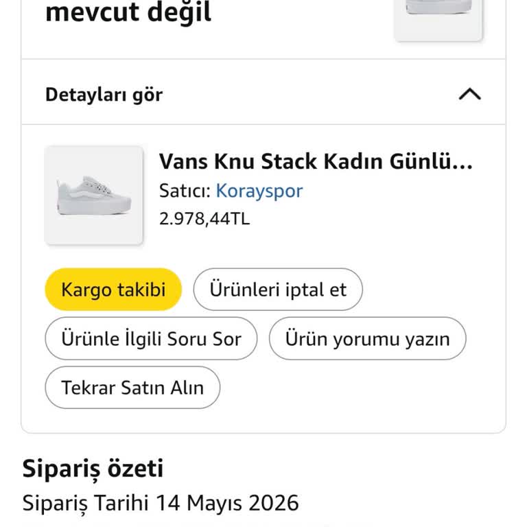 Siparişim Gönderilmedi Ve Geri Dönüş Yok, Hemen İptal Ve İade Talebi