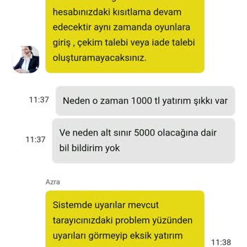 Casibom Sitesinde 1000 TL Yatırımının Hesaba Yansımaması Ve İade Talebi