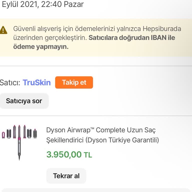 Hepsiburada’da Satılan Dyson Airwrap Sahte Çıktı Ve Yanıltıcı Beyan