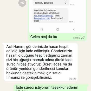 Teslim Edilmeyen Yorganlar Ücret İadesi Talebi