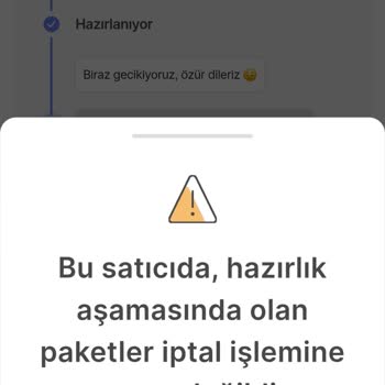 Hepsiburada'da Kargoya Verilmeyen Derin Dondurucu Ve İptal Talebinin Cevapsız Kalması