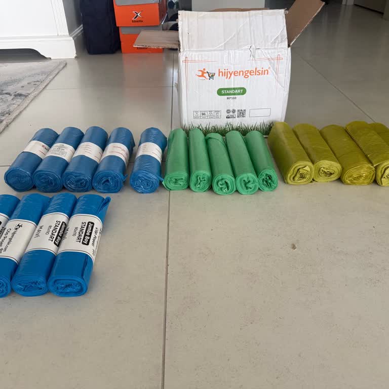 Eksik Pro Standart Jumbo Çöp Poşeti Ve Etiketsiz Rulolar İçin Açıklama Talebi