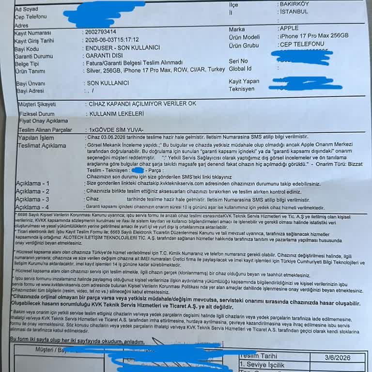Hepsiburada'da İphone Arızası Ve Değişim Sürecindeki Aşırı Gecikme