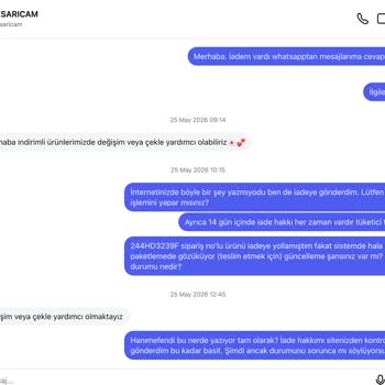Lekeli Gömlek İadesi İçin Para İadesi Talebi