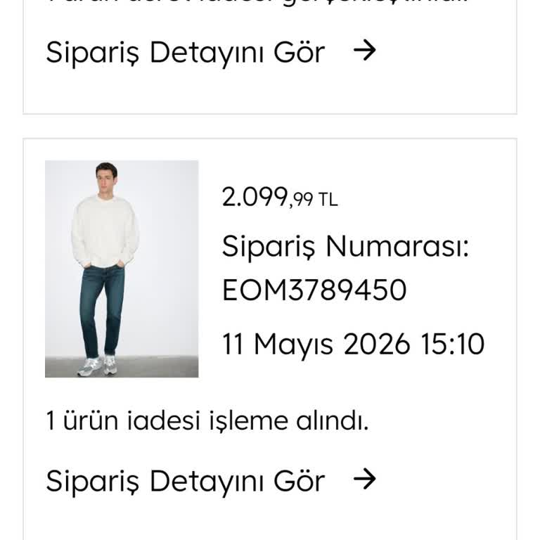 Mavi'den Aldığım Jean İadesi Gecikiyor, 2.099 TL Geri Ödeme Gelmedi