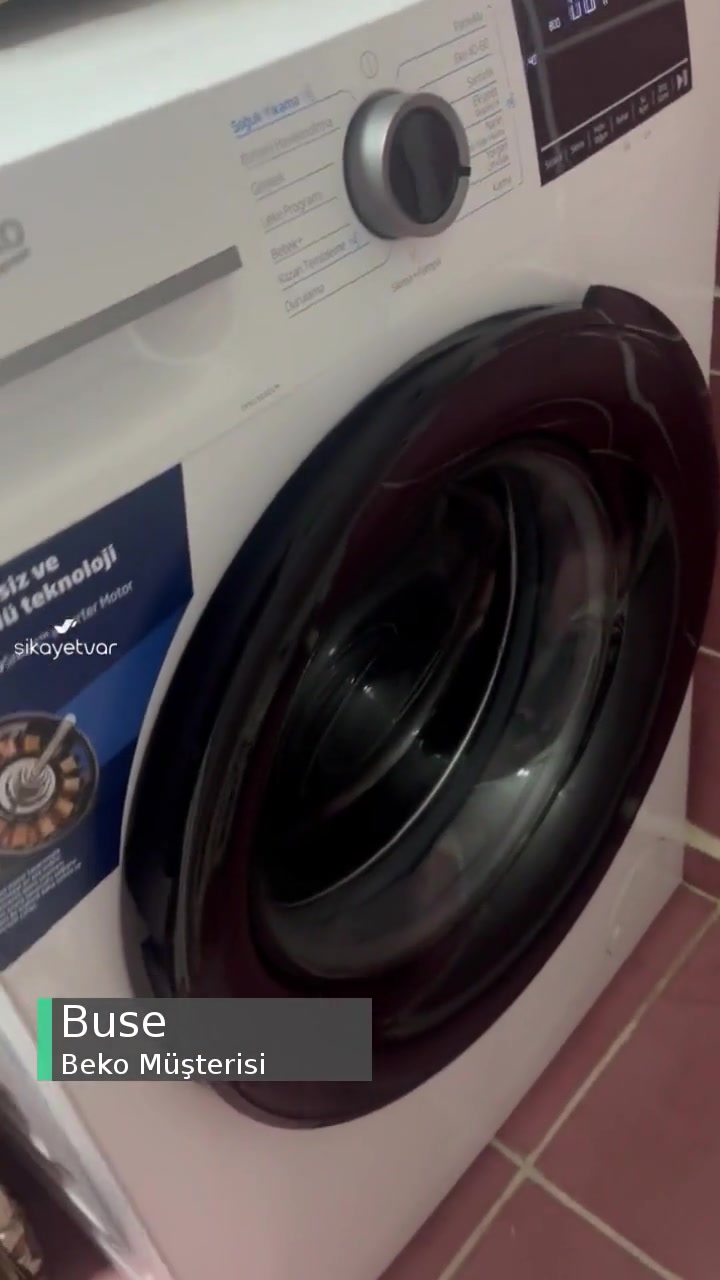 Beko Cmxd 9100 Cm Çamaşır Makinesi Sıkma Yaparken Yüksek Mekanik Ses