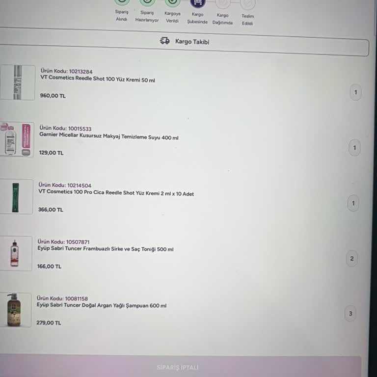 Teslim Edilmeyen Kargo Ve Bilgilendirme Eksikliği