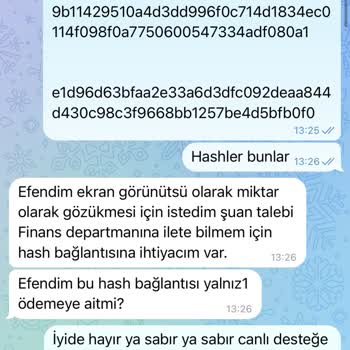 150 TRX Yatırımım Hesaba Yansımıyor Ve Canlı Destek Sürekli Oyalıyor