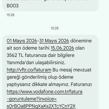 Beklenmedik 3.562 TL Fatura Ve Çözüm Talebi