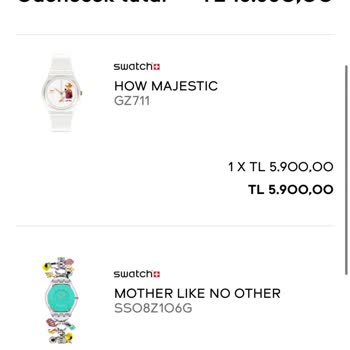 Swatch Anneler Günü Siparişimin Bir Ay Gecikmesi Ve Takip Bilgisi Eksikliği