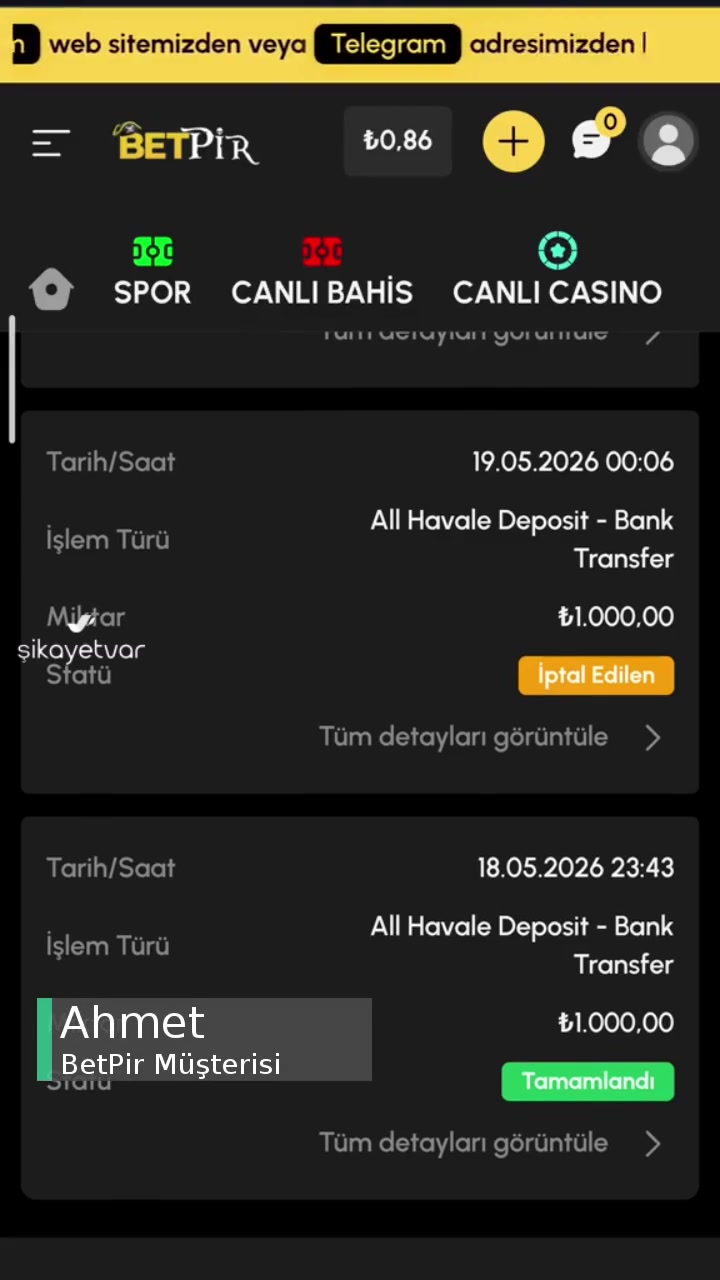 Betpir İlgisizliği!