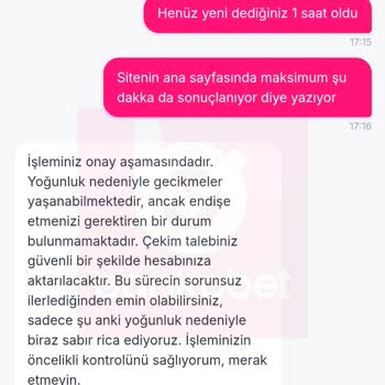 Bankobet Çekim İşlemlerindeki Uzun Bekleme Süreleri Ve Çözüm Talebi