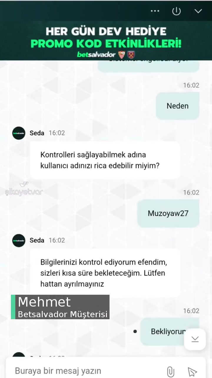 Betsalvador Paramı Vermediler Beni De Engellediler