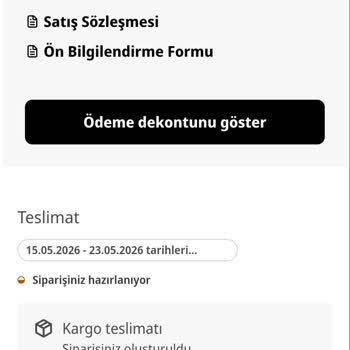 Sipariş Hazırlanıyor Aşamasında 23 Gün Beklemede Ve Cevapsız Müşteri Hizmetleri